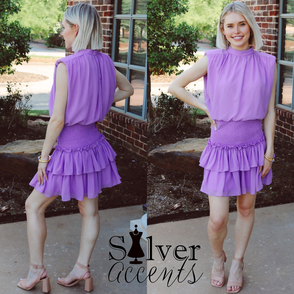 PROSPECT Smock waist Tier Dress