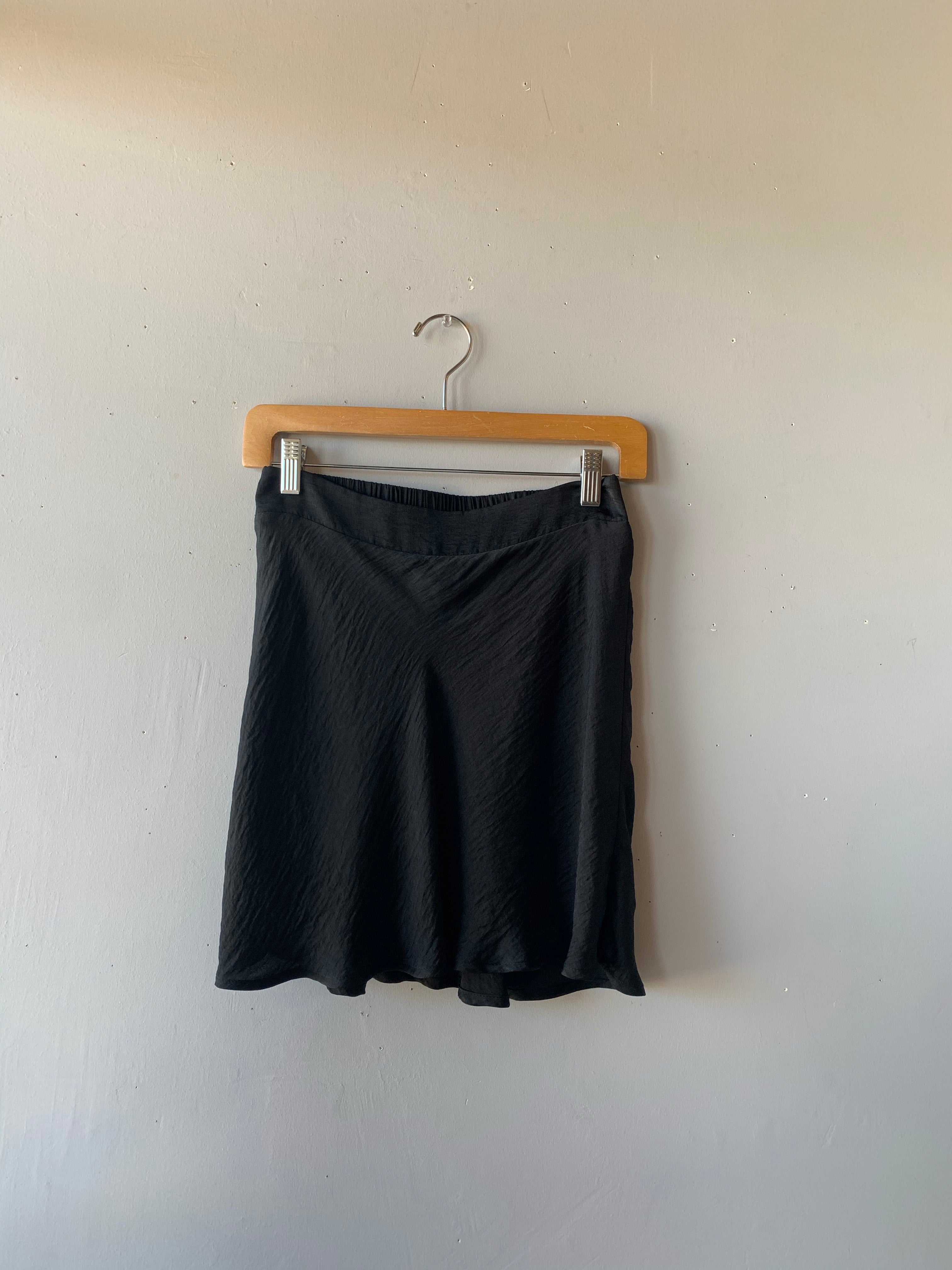 WIishlist! CREEDENCE WaistBand Satin Mini Skirt