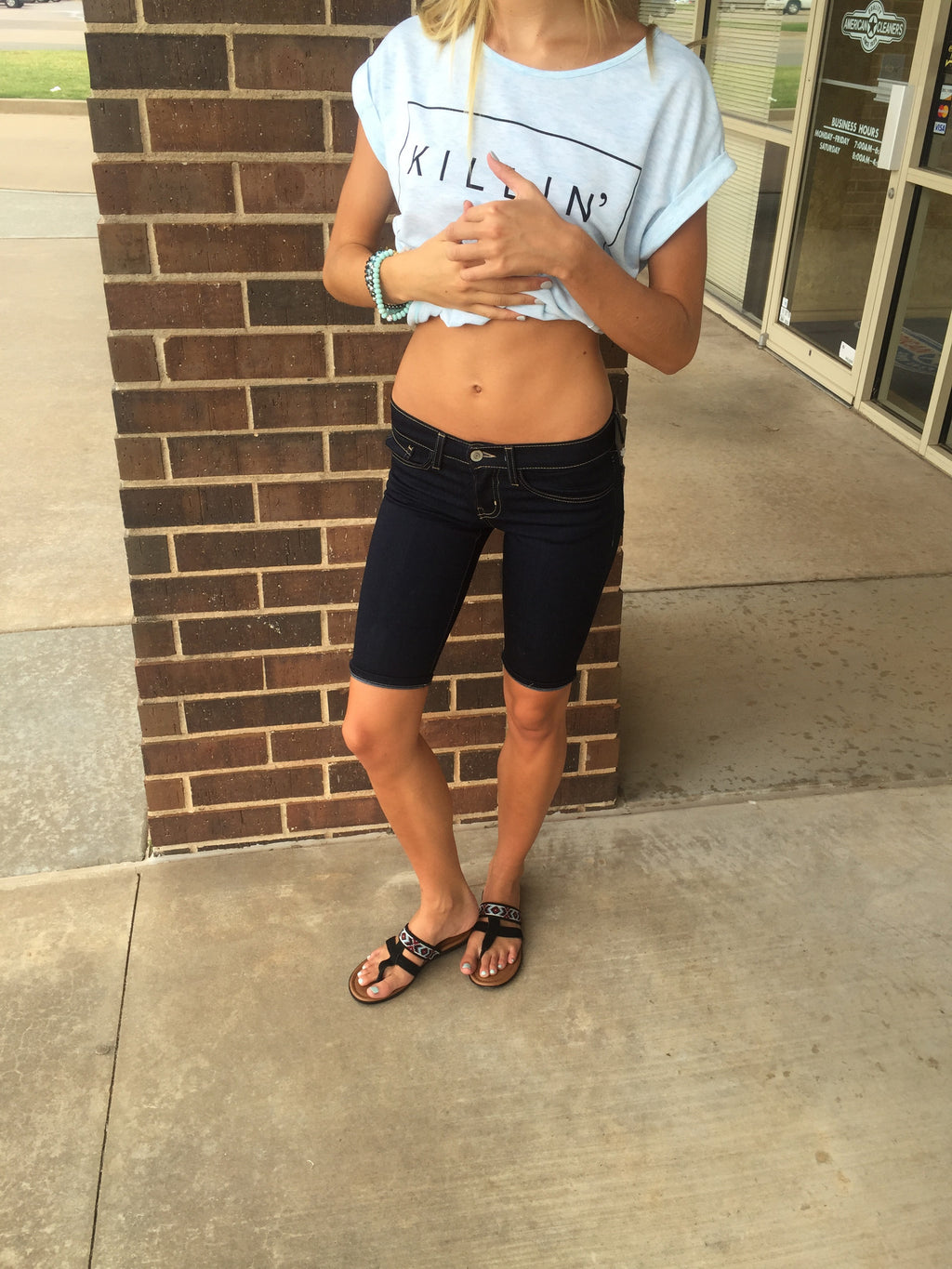 FLYING MONKEY Stretch BABY WASH Bermuda Short