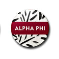 MS 4pc Sorority PATTERNED Greek Chic Coaster Set
