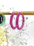 TAYLOR SHAYE Designs GLITTER HingeHook Earrings