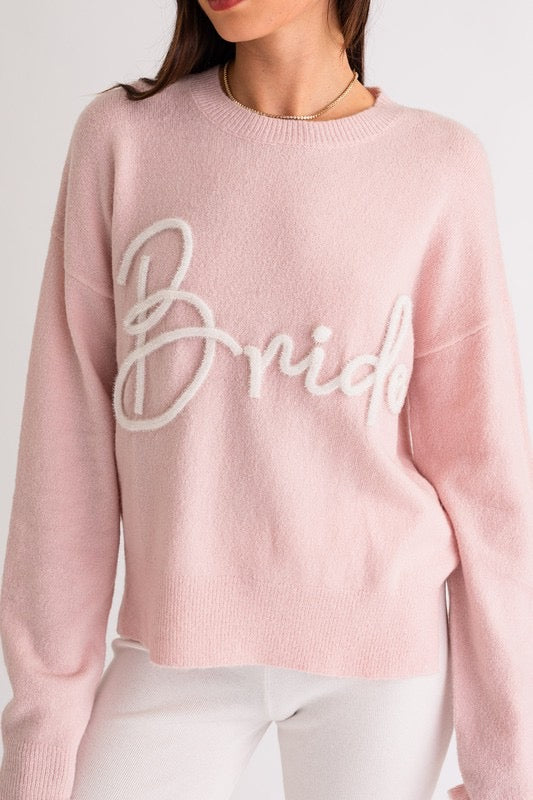 “BRIDE” Pullover Sweater