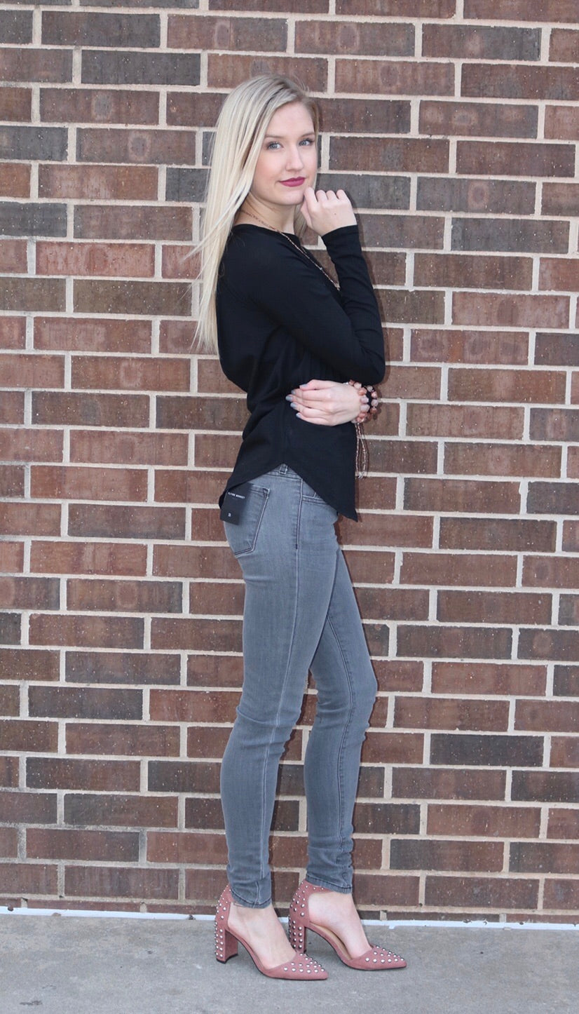 BOBI Jersey ELICIT Cutout CowlBack Top