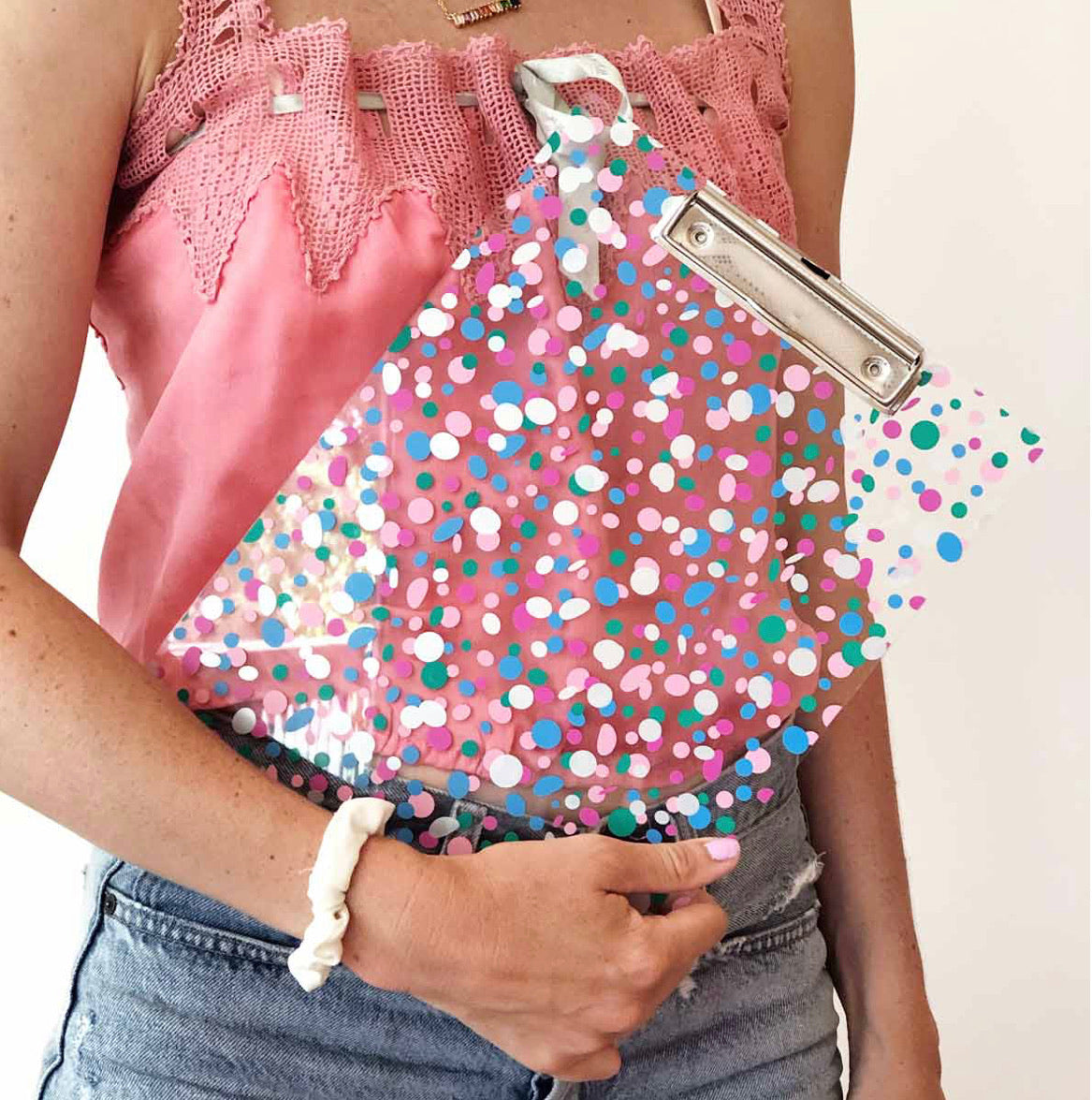 PACKED PARTY Covered In Confetti ClipBoard