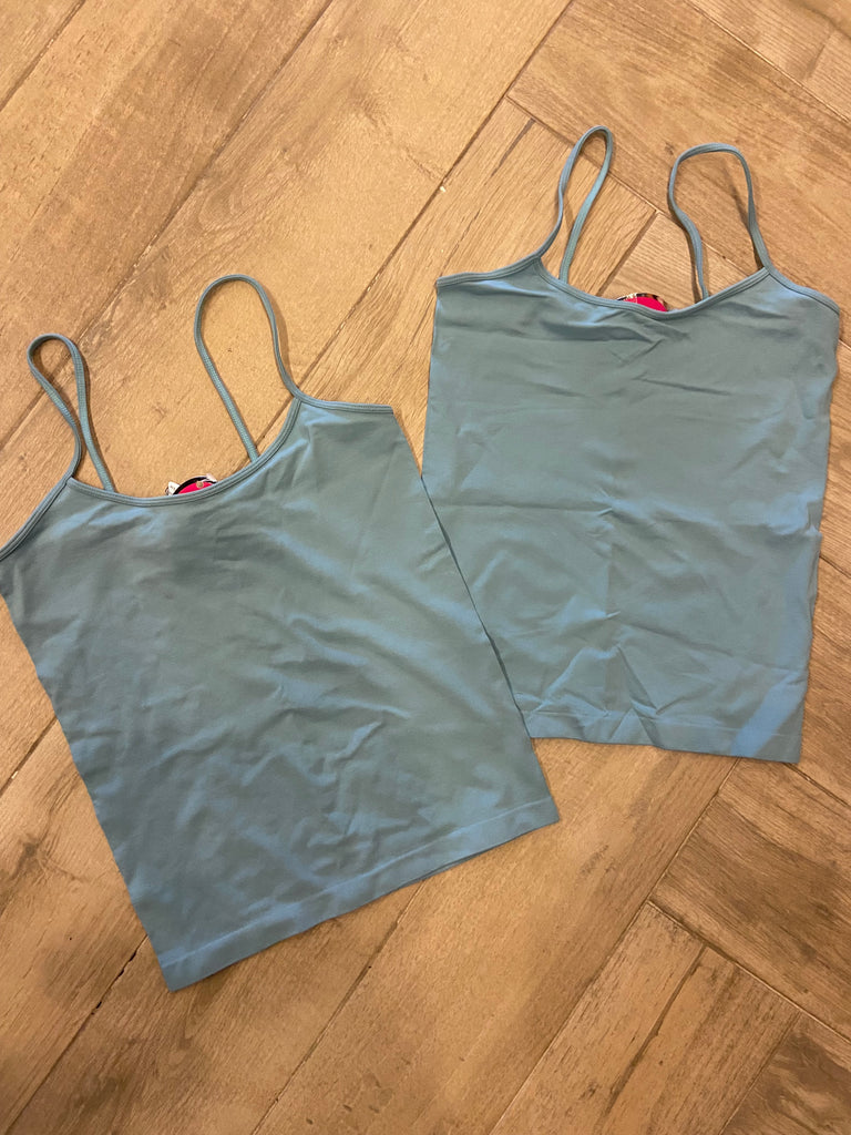 TREND MALL Light Teal Cami Top