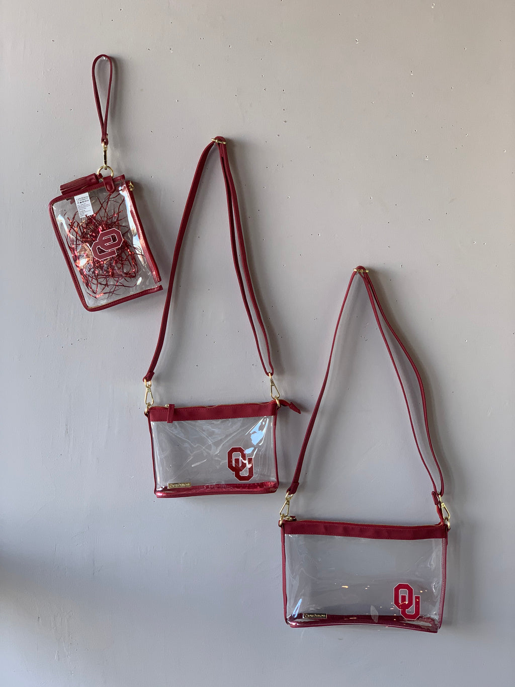 CD NCAA Logo Clear Small Crossbody Bag