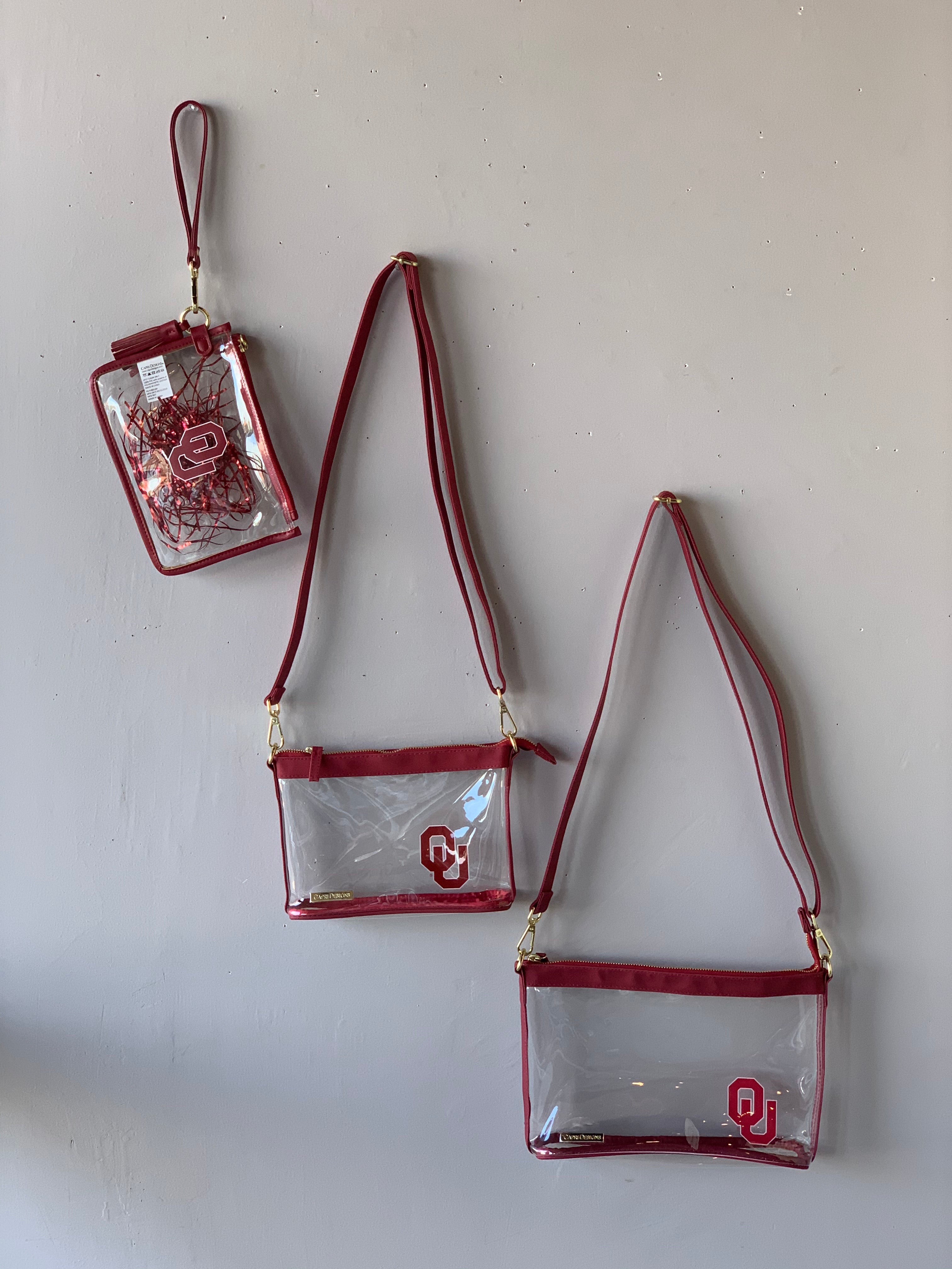 CD NCAA Logo Clear Small Crossbody Bag