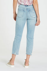 DEAR JOHN Super HiRise FRANKIE Distressed Ankle Crop Jean