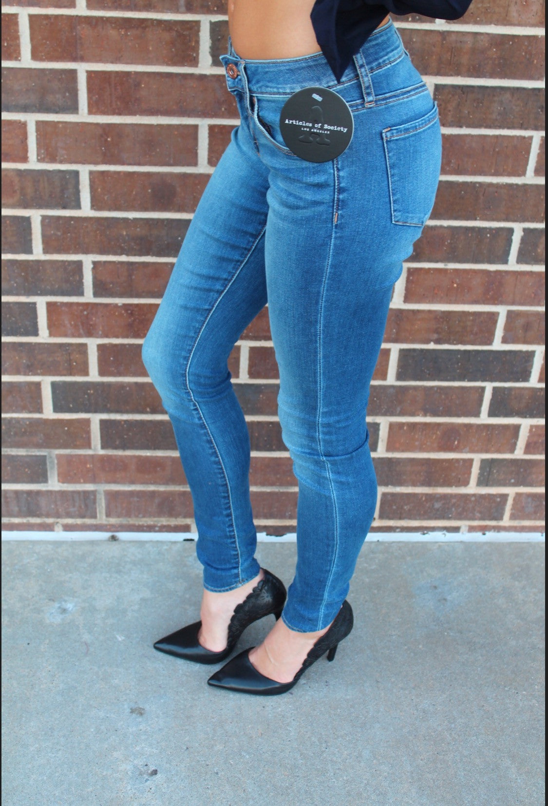 ARTICLES OF SOCIETY Ceder Wash MYA Skinny Jeans