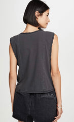 FREE PEOPLE MineralWash DREAMY V-Neck Muscle Tank Top