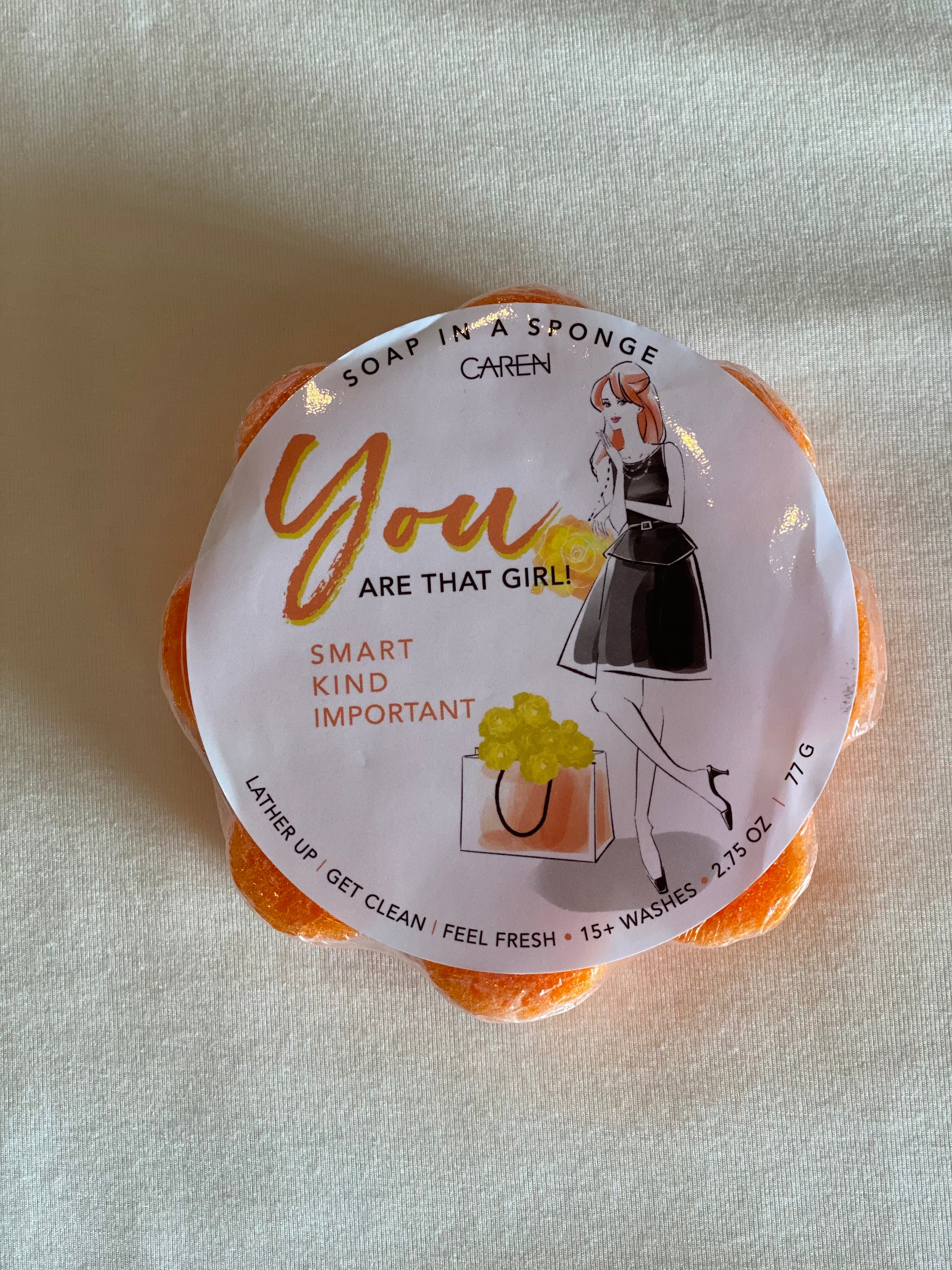 CAREN Scented Soap Sponge