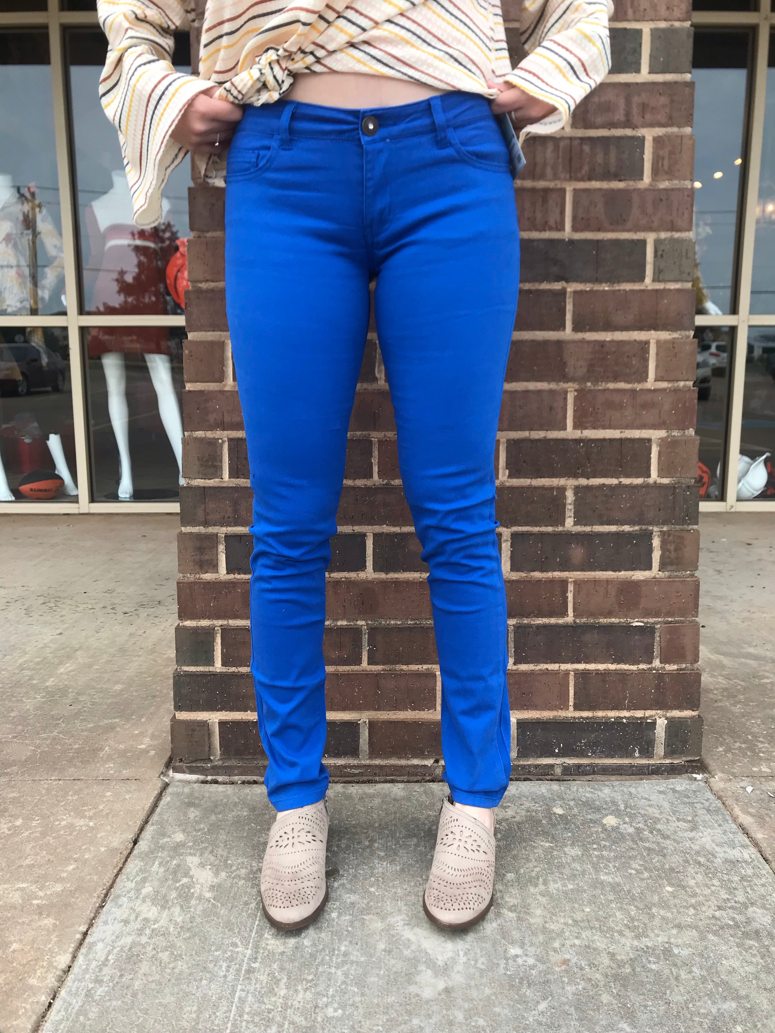 UPTOWN 5 Pocket Color Skinny Jeans