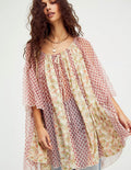 FREE PEOPLE Print BECAUSE I LOVE YOU Tunic Top Dress