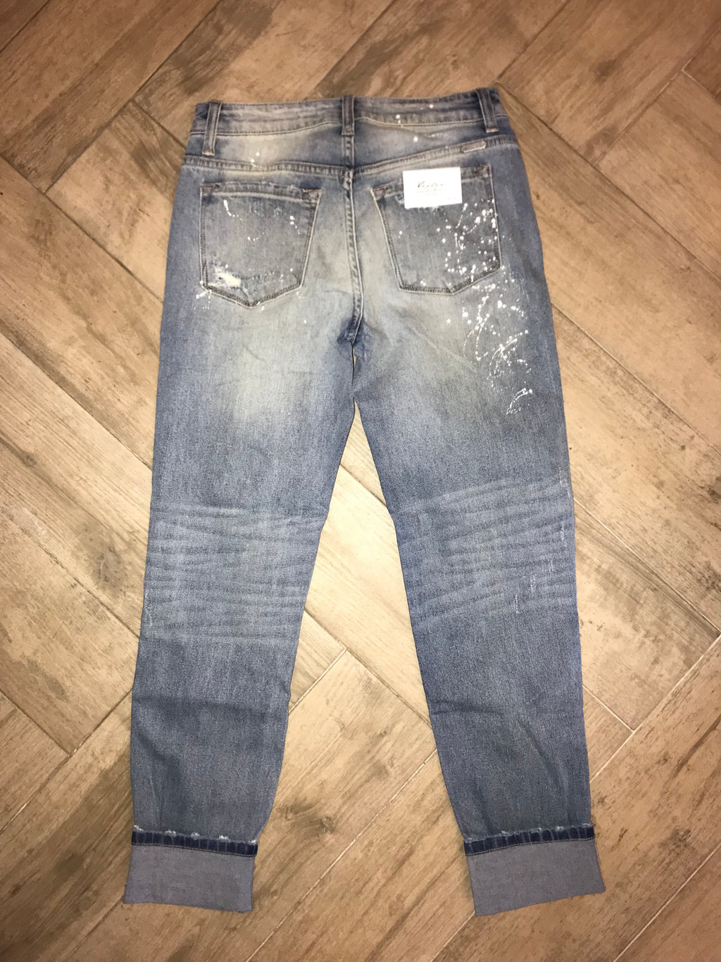 KC MAMA MIA Destroyed Boyfriend Fit Jeans