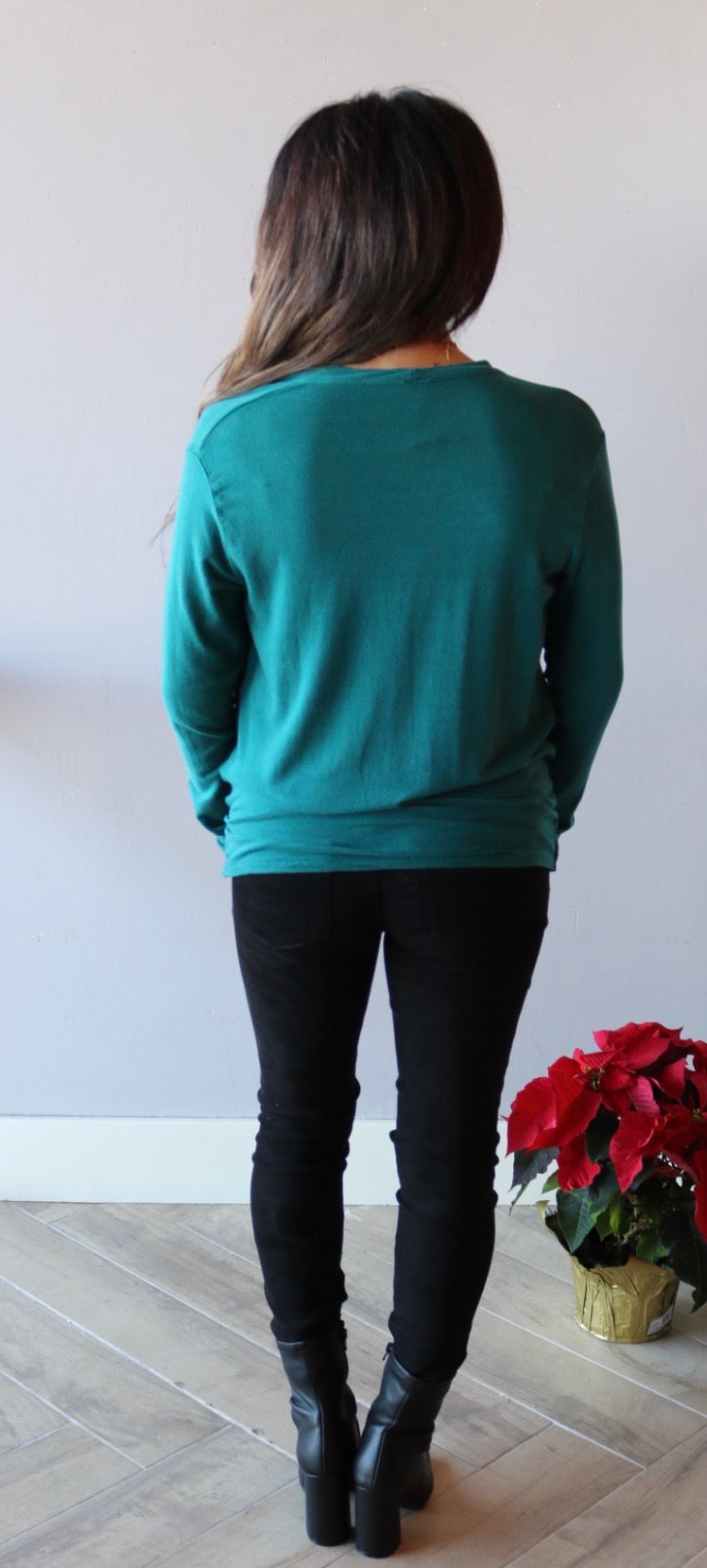 BOBI  CosmoJersey MYSTIQUE Surplice Top