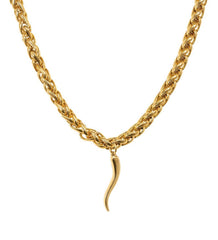 BRACHA Gold Italian Horn Necklace