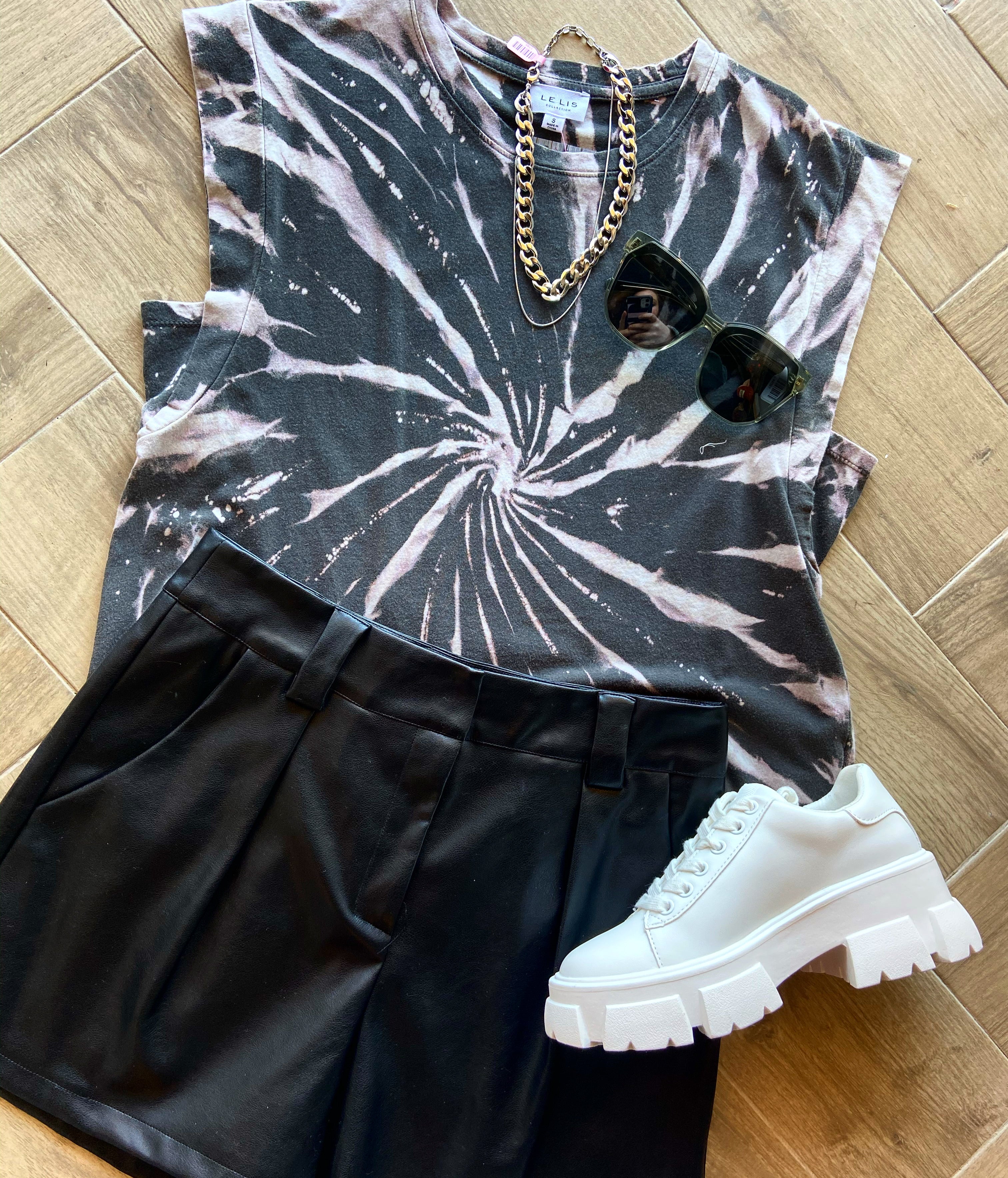 CRUISE Tiedye Muscle Tee Top