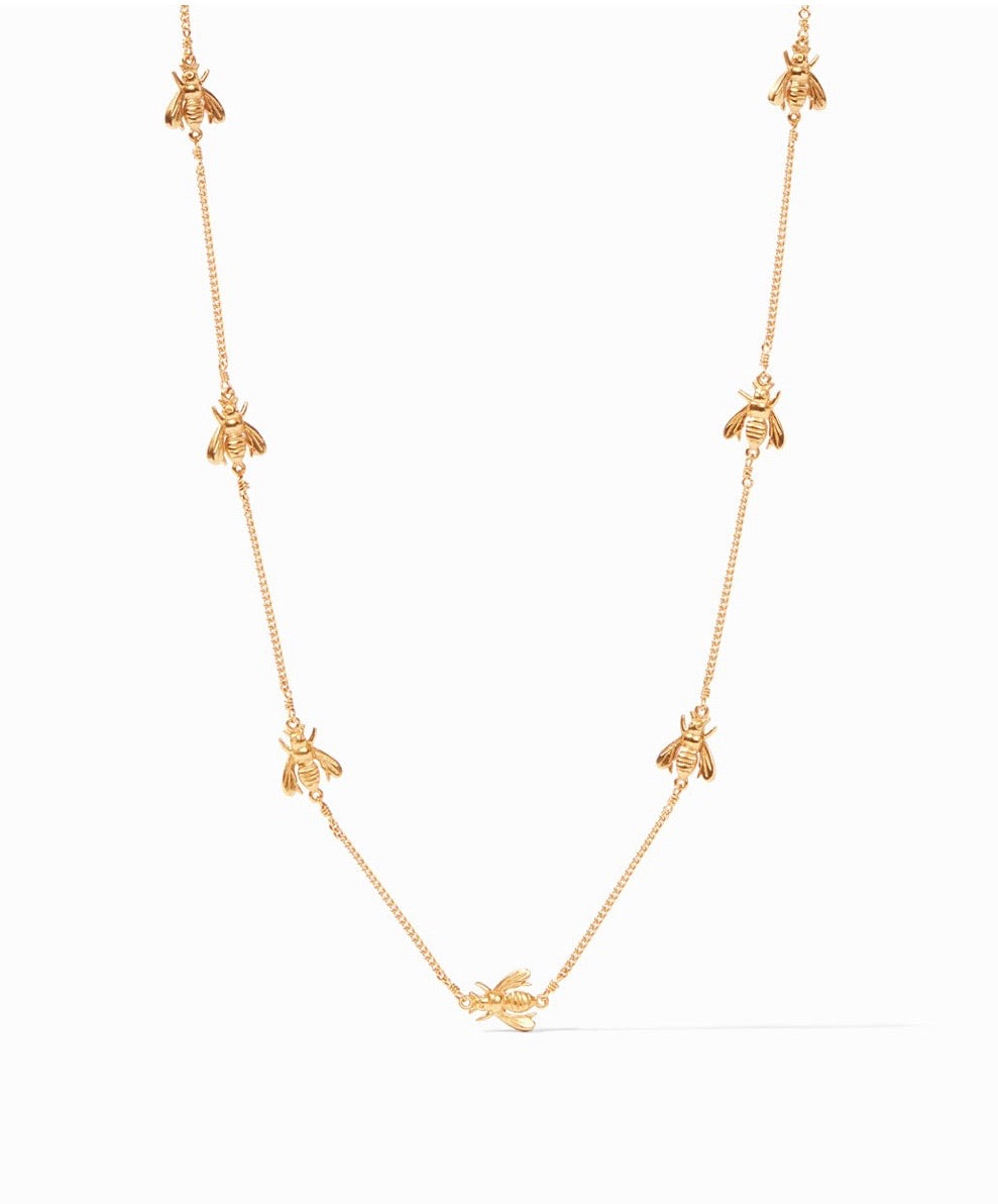 JULIE VOS Gold BEES Delicate Necklace