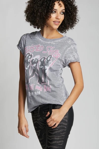 *RECYCLED KARMA Come Out & Play TWISTED SISTER 1986 Tour Tee