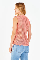 *ANOTHER LOVE Textured TRISHA Crochet Top