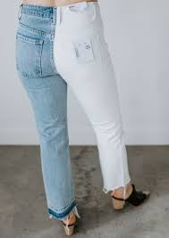 VERVET ColorBlock NORAH High-rise Jeans