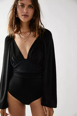 FREE PEOPLE RushedBust IN YOUR ARMS Bodysuit