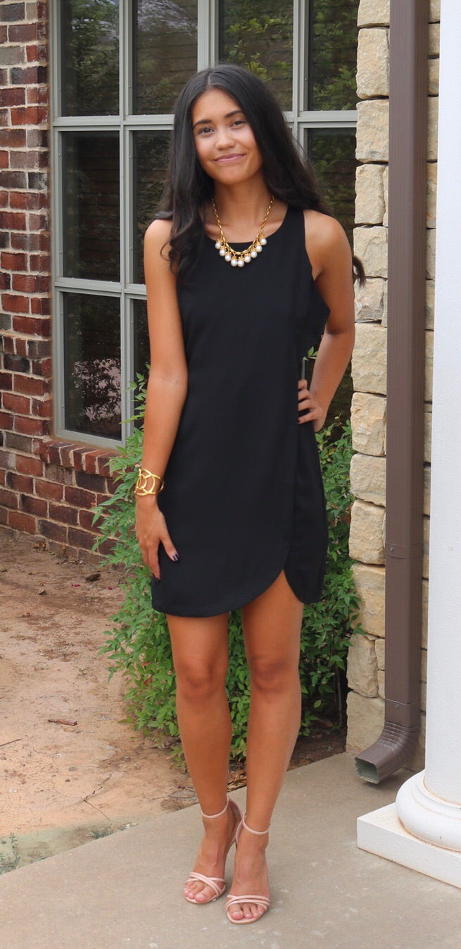 CHOSEN ONE Panel Front Shift Dress