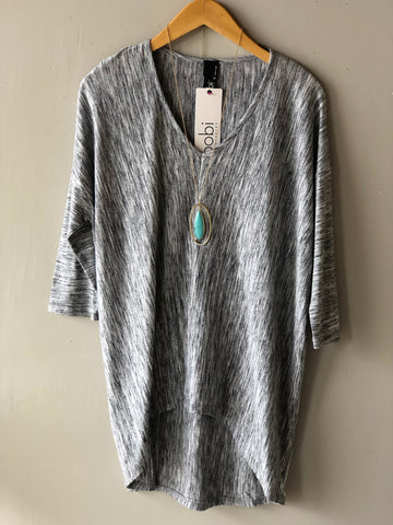 BOBI 3/4 Sleeve CHARTER OAK SpaceDye Top