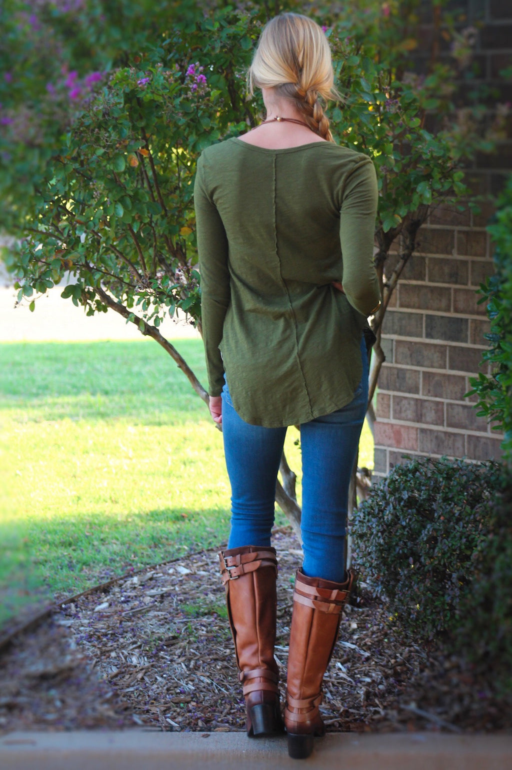 BOBI Slub Jersey TRUE GRIT RawSeam ScoopHem Top