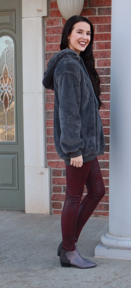 PLUSH SuperSoft 1/4 Zip Fleece Pullover Top