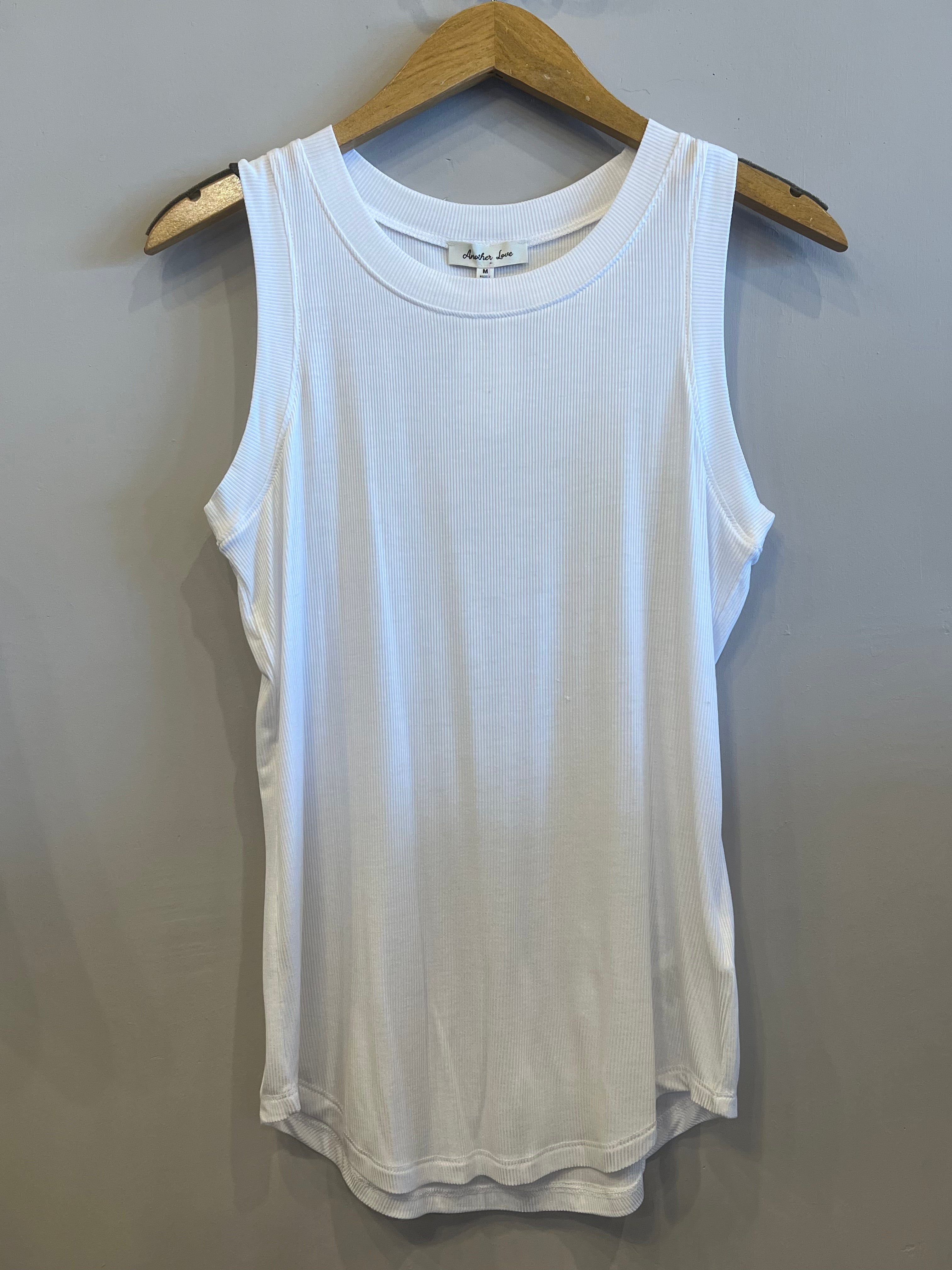 ANOTHER LOVE Baby CLEO CurveHem Rib Tank Top