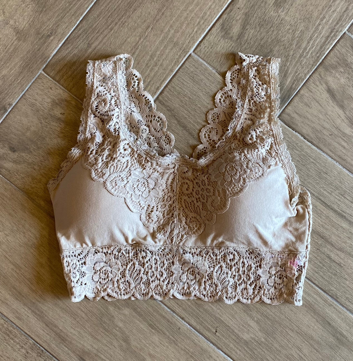 VITAL Lace Trim/Back Bralette