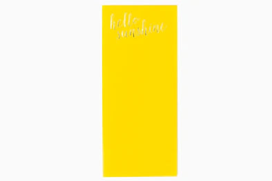TAYLOR ELLIOTT Magnetic HELLO SUNSHINE List Notepad