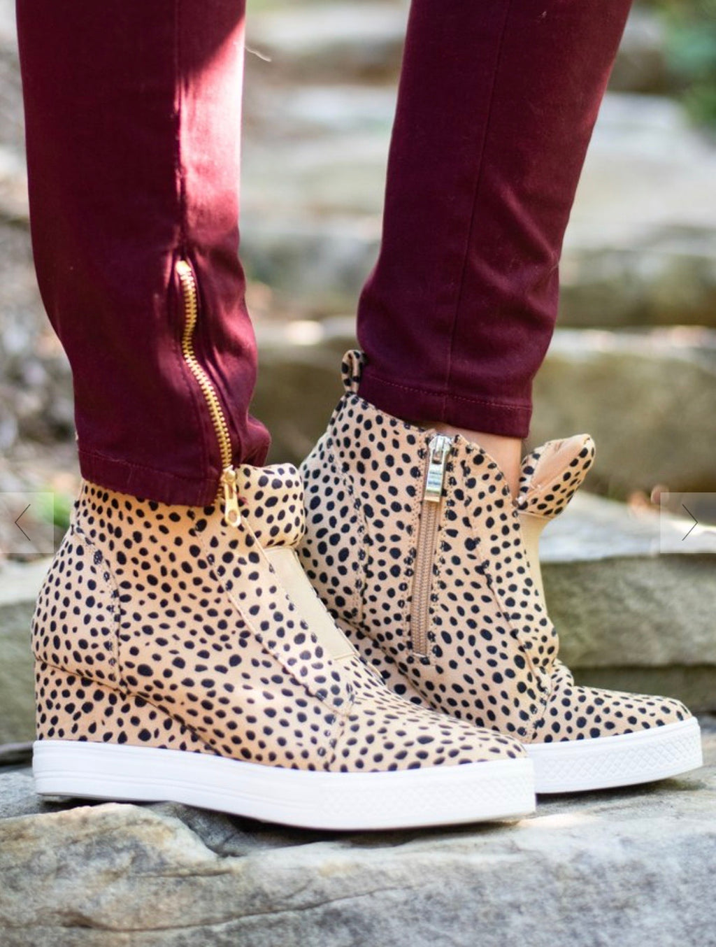 Ccocci BREEZY Print Hidden Wedge Sneaker Shoe