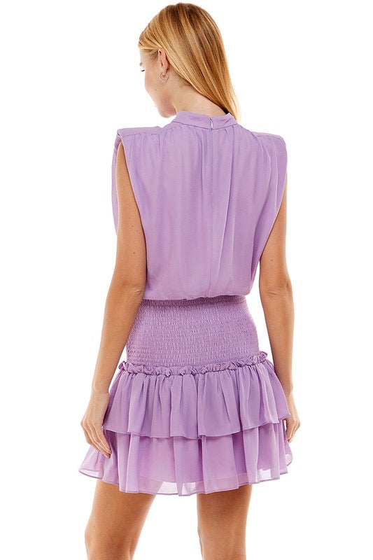 PROSPECT Smock waist Tier Dress