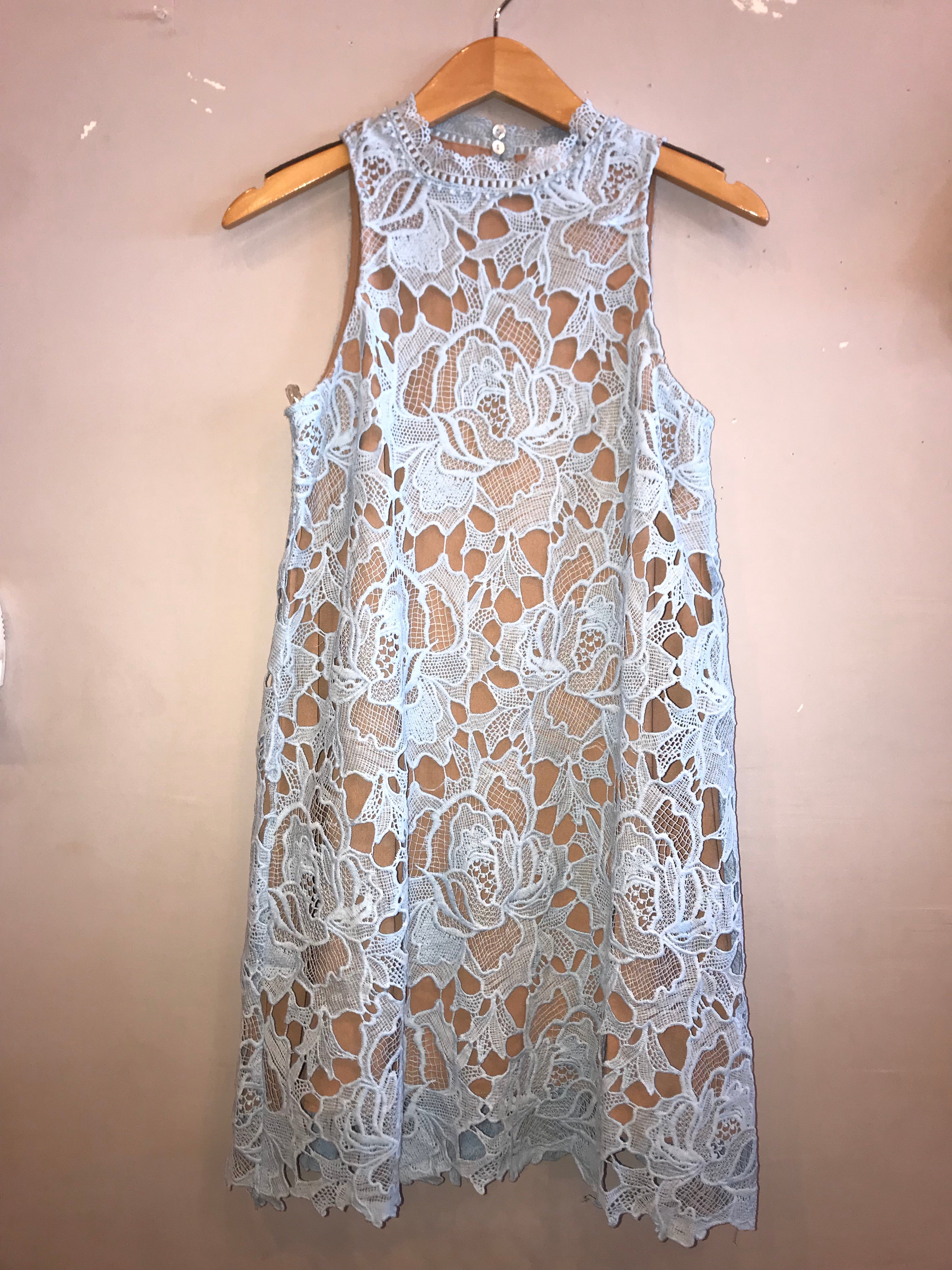 KAPPA Crochet Lace Sleeveless Dress