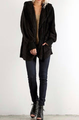 EMMA Supersoft Blanket Faux Fur Hooded Jacket