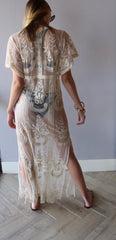 HERITAGE Lace VNeck Maxi Dress