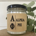 SS Sorority 9oz. VOLCANO 9oz Greek Chic Soy Candle