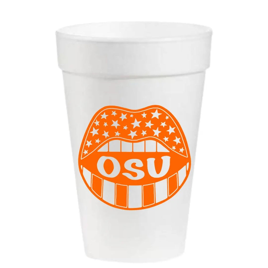 PM 12PK Logo Styrofoam Cups