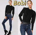 BOBI MockNeck CATHARINE BishopSleeve LWJ Top
