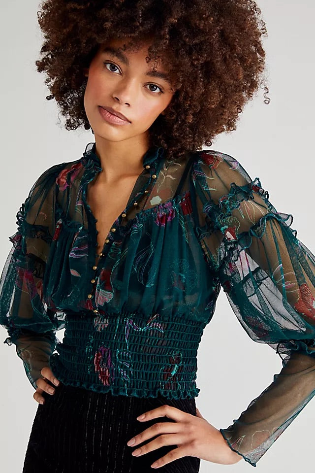 Free people sheer top Clearance