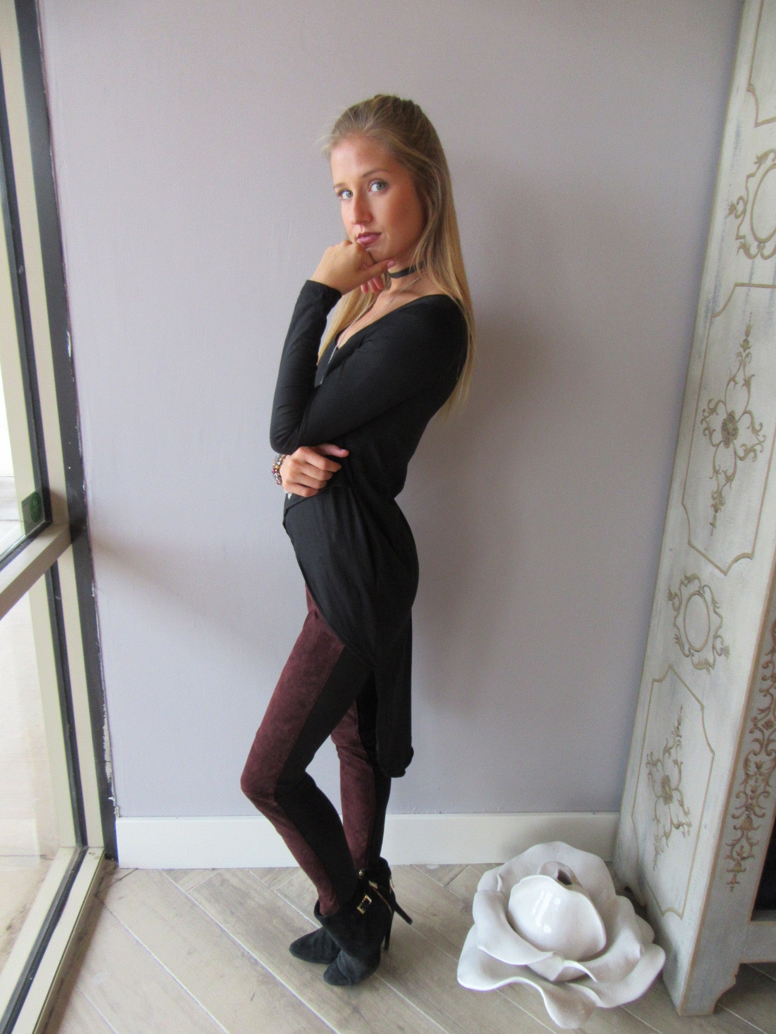 BOBI Jersey CASTLE RUN Asymmetric HiLo Top