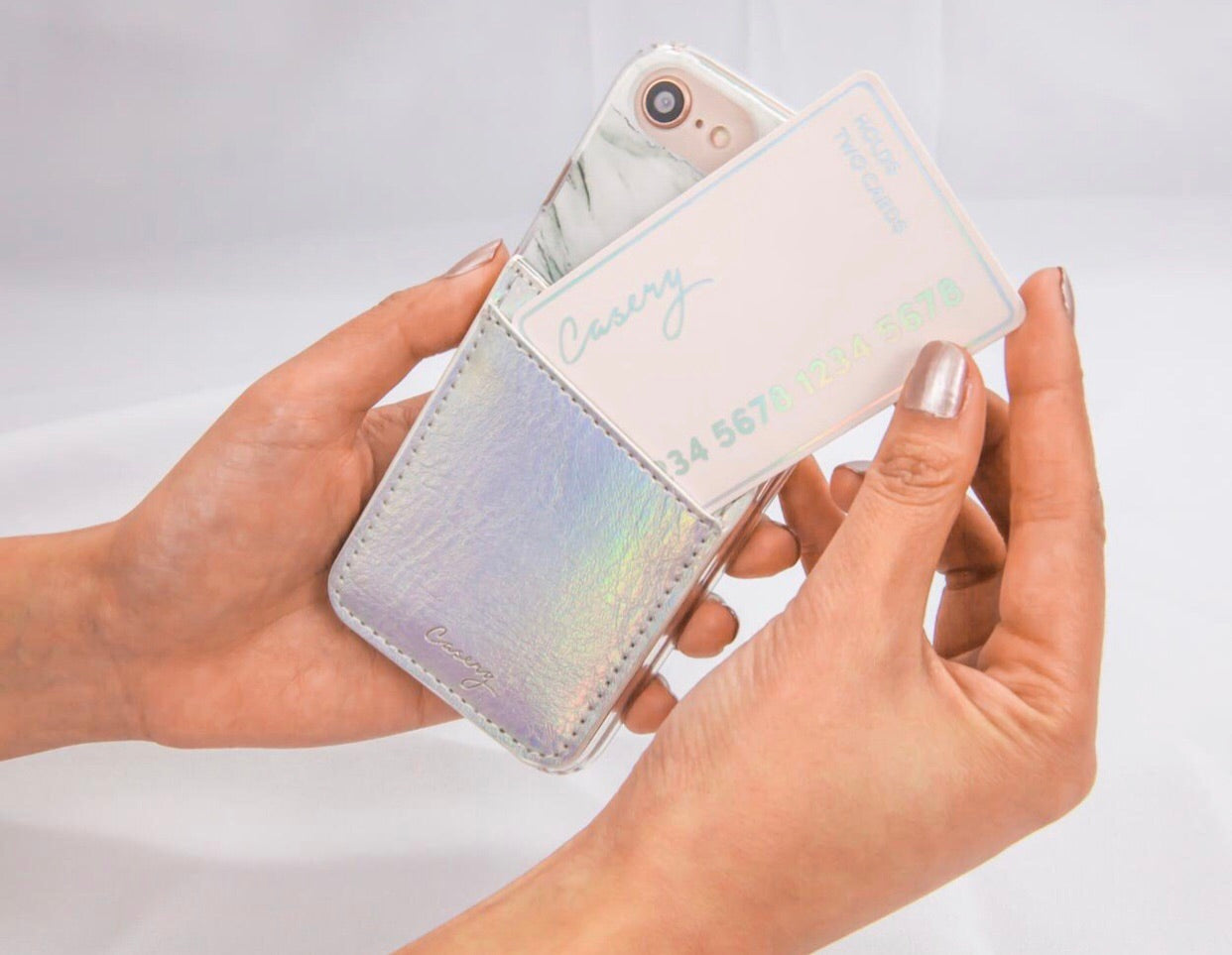 THE CASERY Phone Pocket Stick-On Card Holder For IPhone