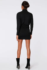 BOBI ModalJersey AMROSE TurtleNeck DolmanSleeve Dress