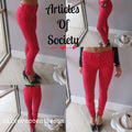 *ARTICLES OF SOCIETY Real Red MYA Skinny Jeans