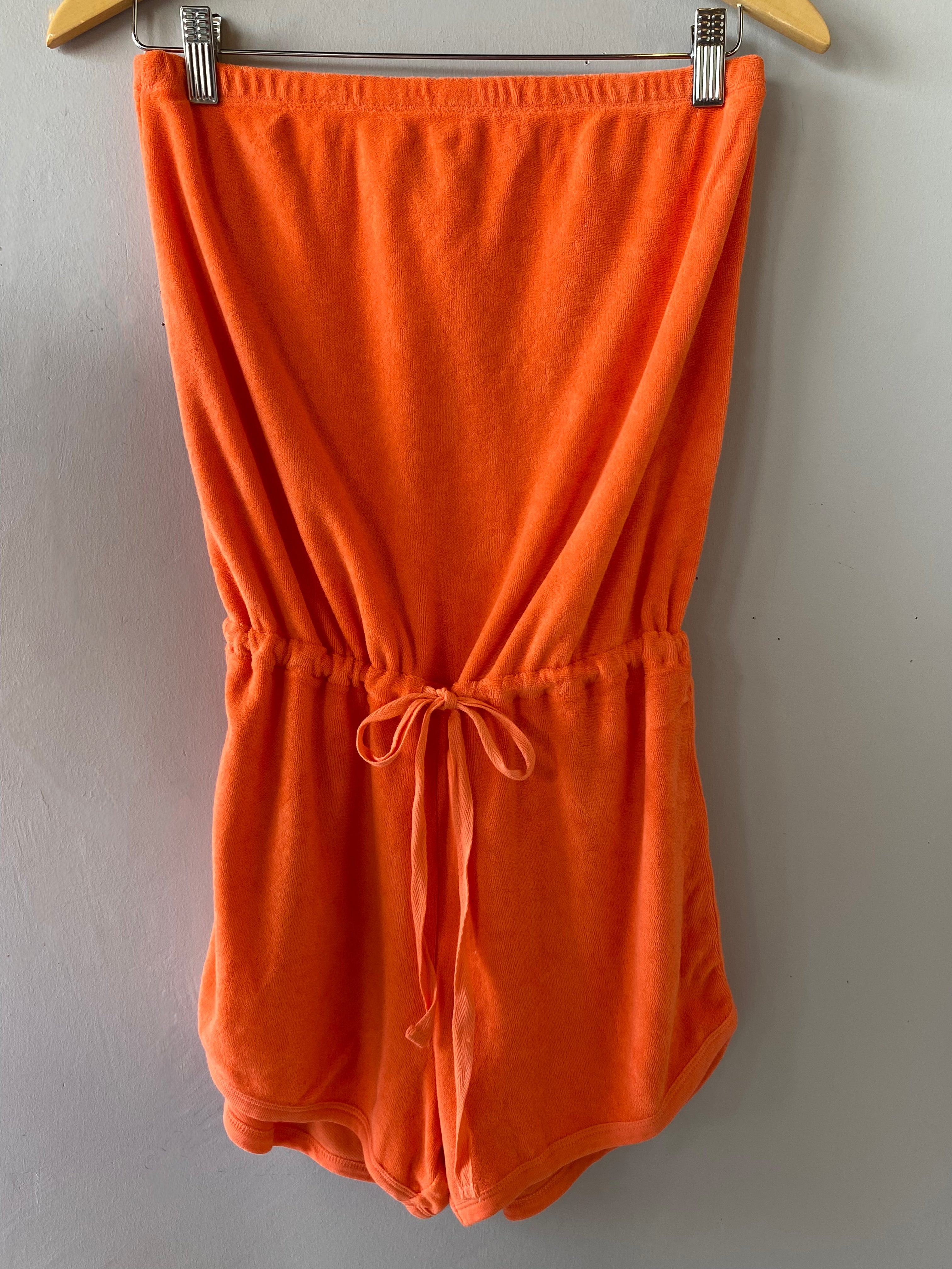 BOBI Strapless GRAND Garment Dye Terry Romper