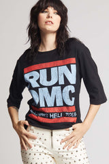 *RECYCLED KARMA 3/4 Sleeve RUN DMC Raising Hell Tour Tee