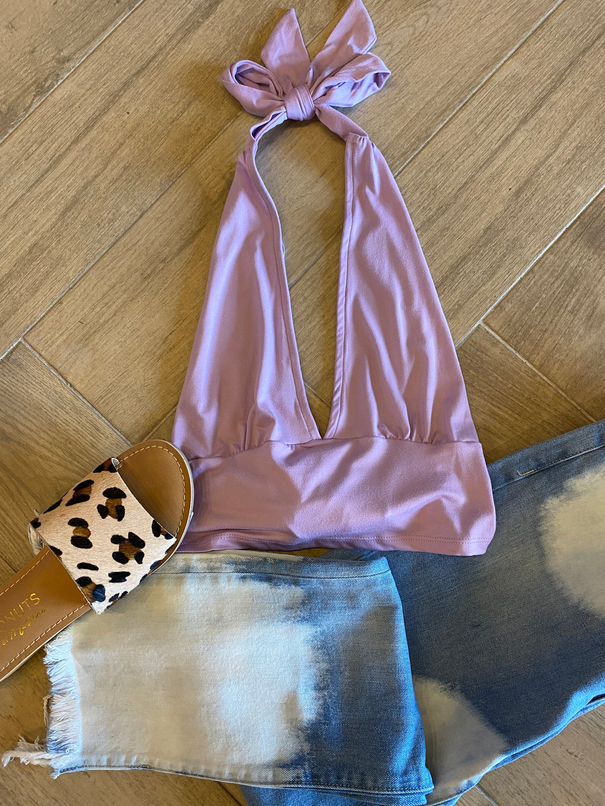 PAPER MOON VENDETTA Halter~Neck Crop Top