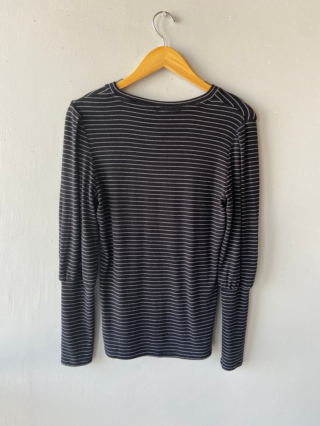 BOBI RetroStripe CRUSADE Bishop Sleeve Top